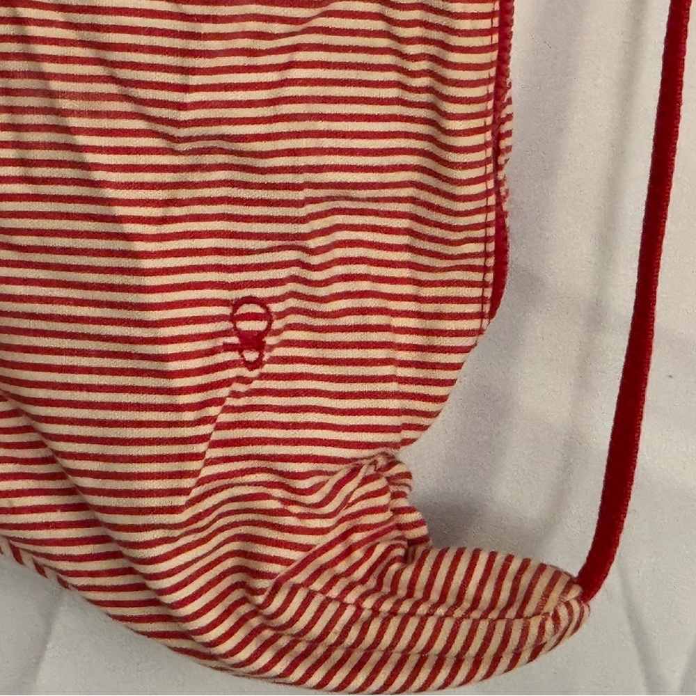 Vintage OP Ocean Pacific Red Striped Women’s Shoulder Sling Tote Bag Surfer Girl - Picture 15 of 15